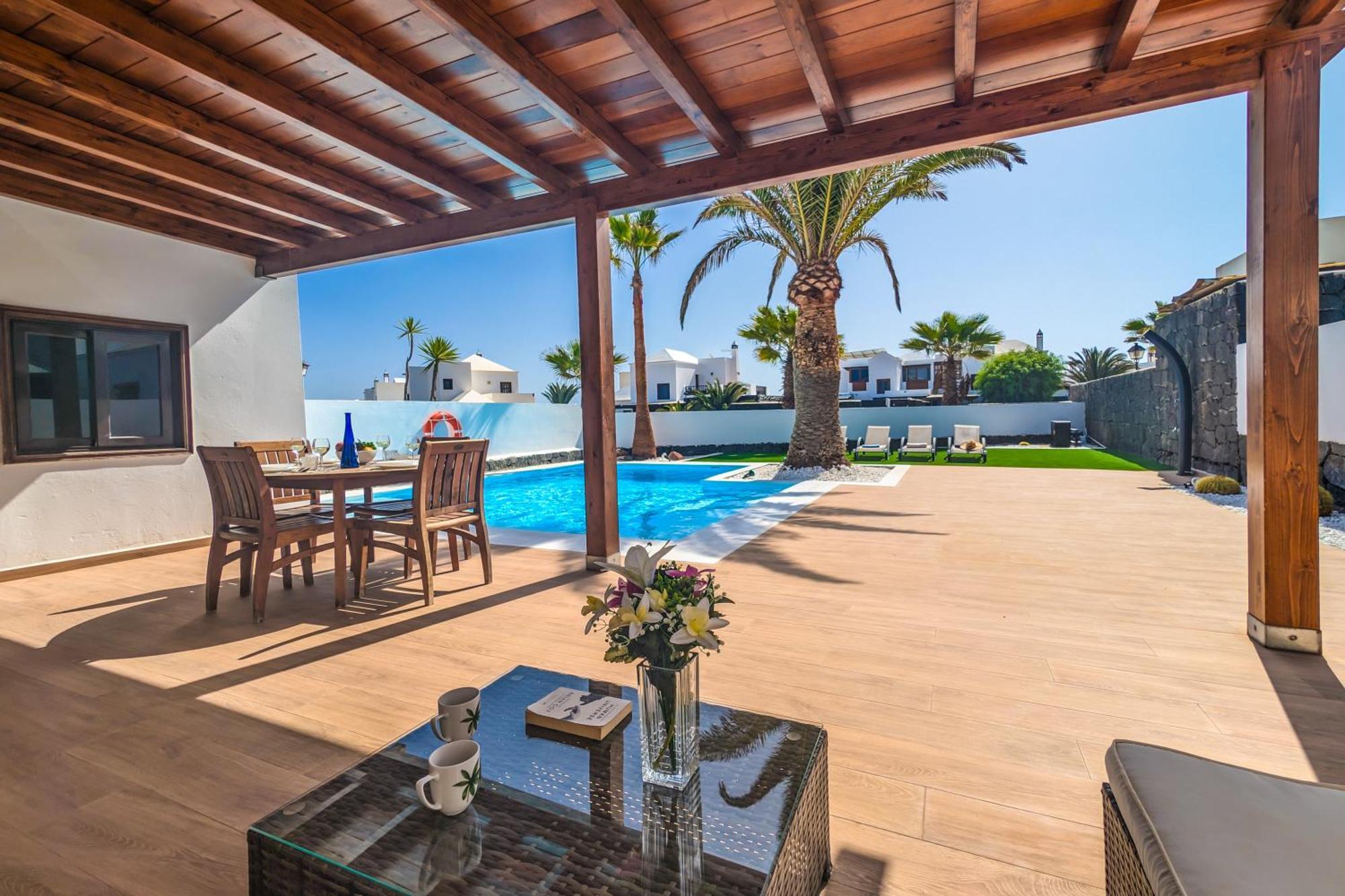 Villa Axular With Heated Private Pool 普拉亚布兰卡 外观 照片